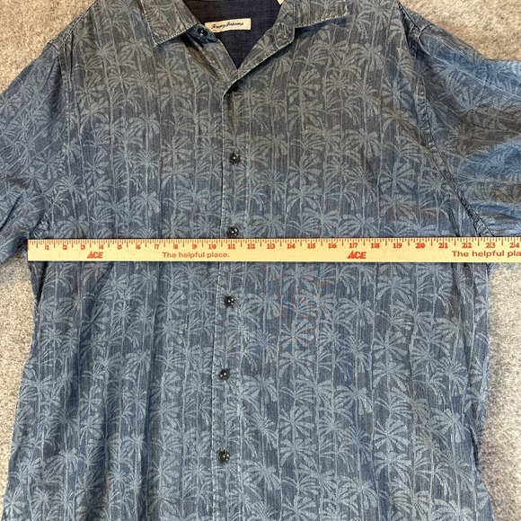 Tommy Bahama Men's Short Sleeve tencel Button Down Dress Shirt Size XL - Picture 8 of 8